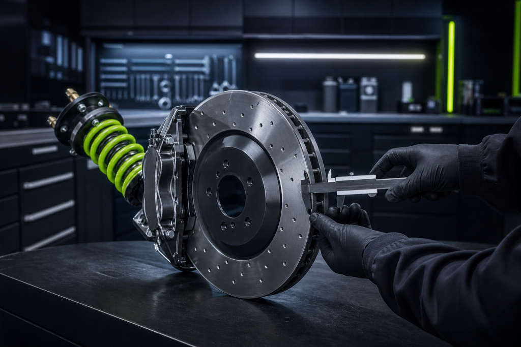 Brake and suspension parts matched to the exact specification