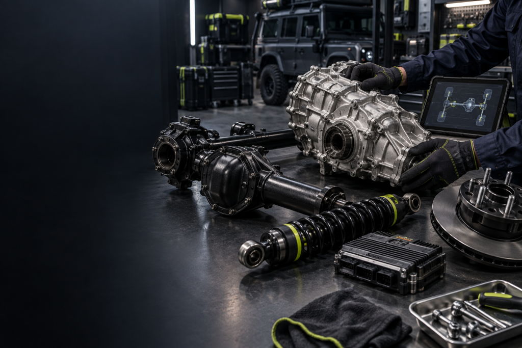 INEOS Grenadier engine bay showing B58 inline-six engine