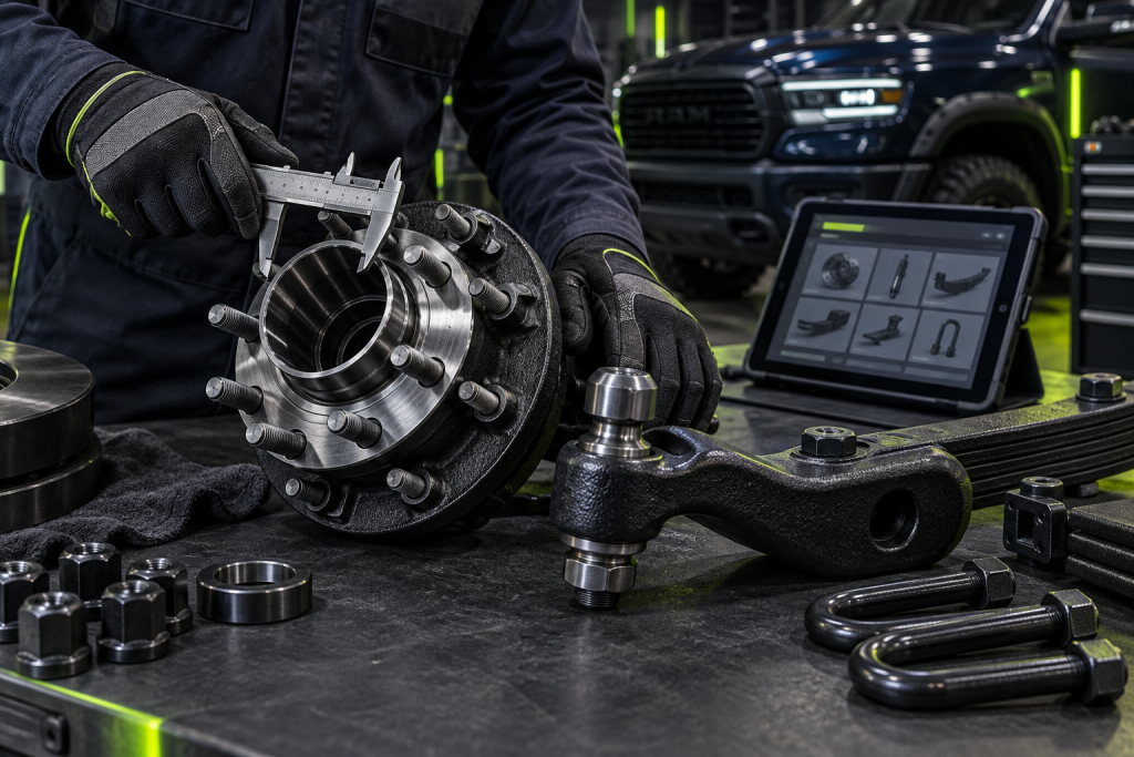 Need4Parts specialist verifying a Ram part number against a VIN database
