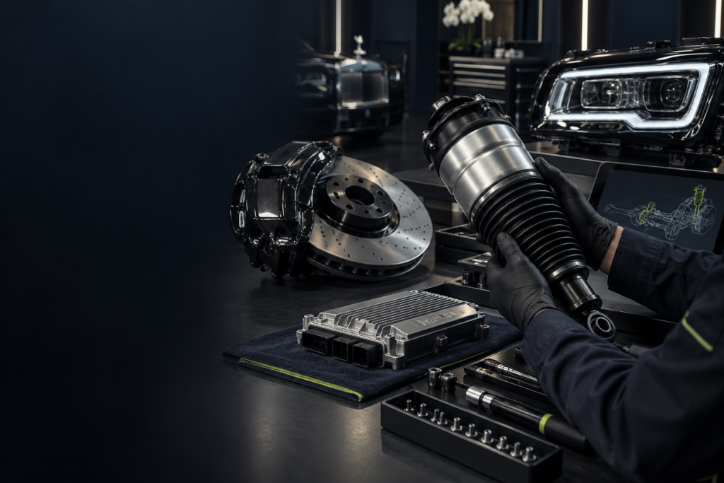 A detailed view of a Rolls-Royce engine bay, highlighting the precision engineering and complexity of its systems.